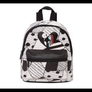 Disney Black and White Backpack with Nightmare Before Christmas Design